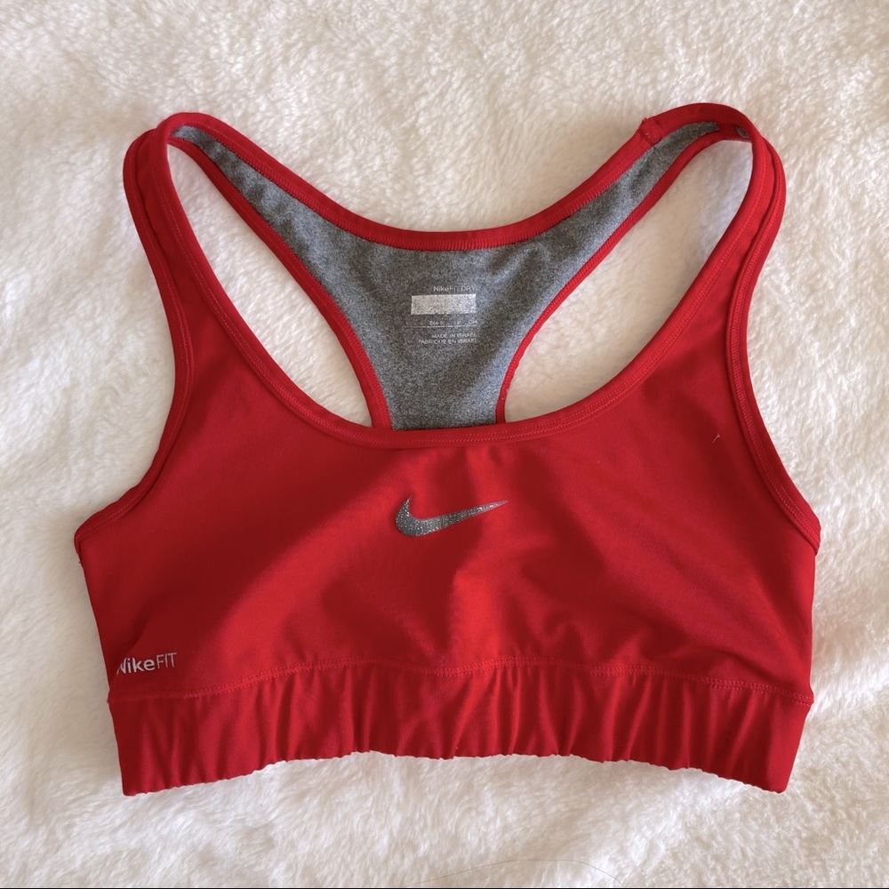 Nike Red Sports Bra